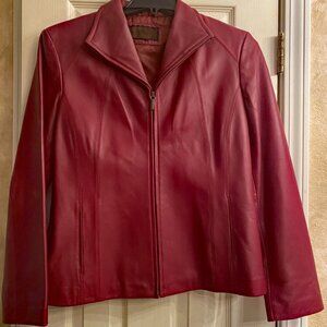 Siena Red Leather Jacket